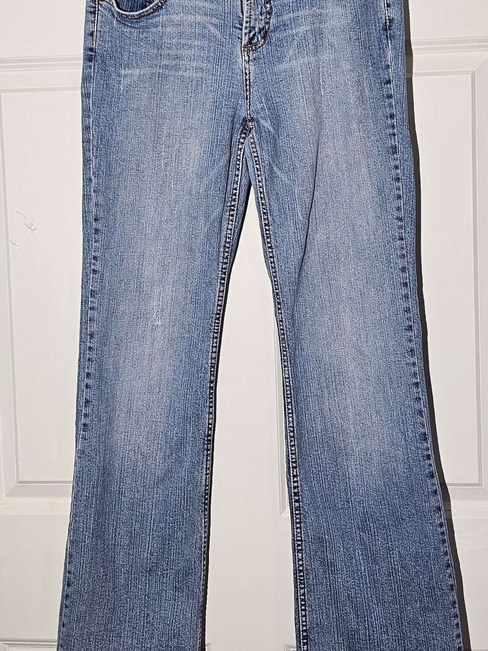 Vintage Paris Blues Low Rise Flare Bootcut Jeans Women Size 11 Stretch